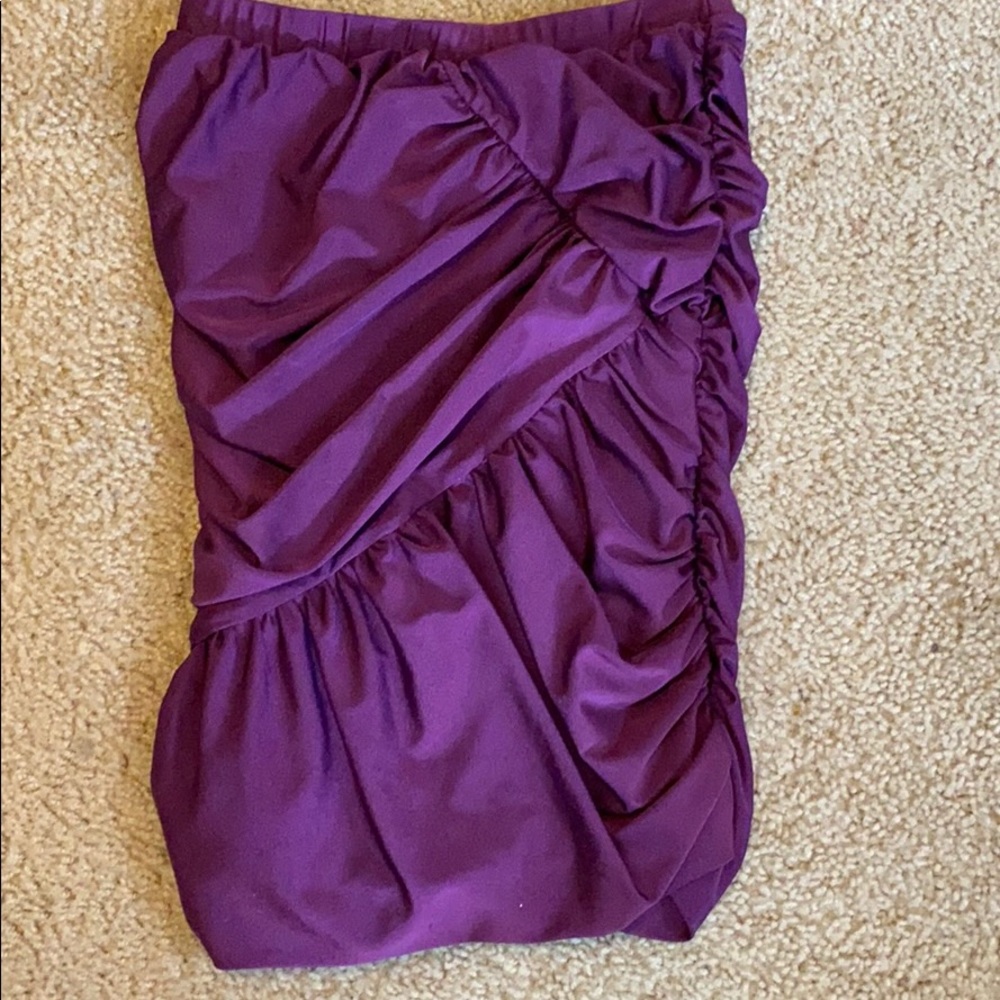 Mandee’s purple tube top